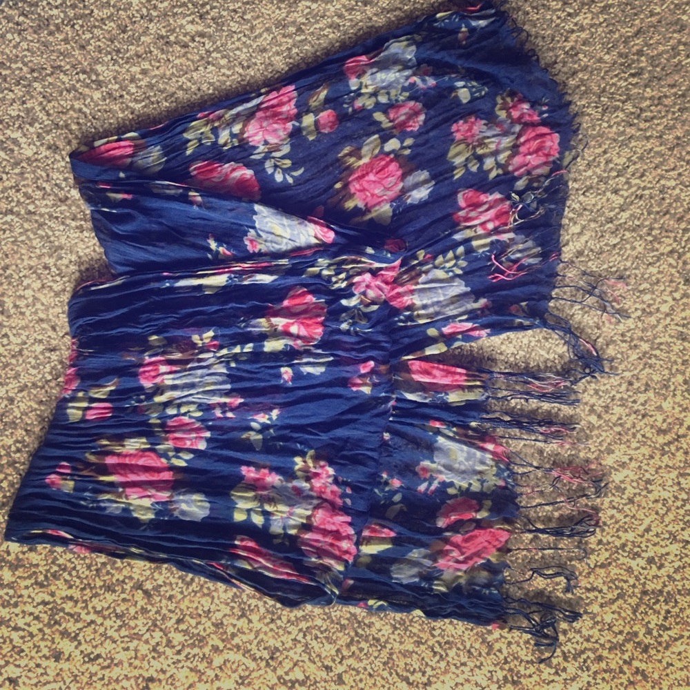 Floral scarf