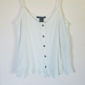 White Forever 21 Tank Top