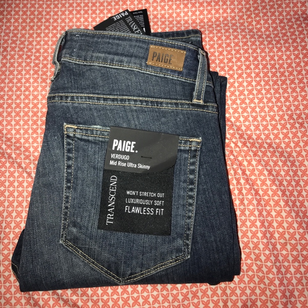Paige Verdugo Mid rise Ultra Skinny Jeans