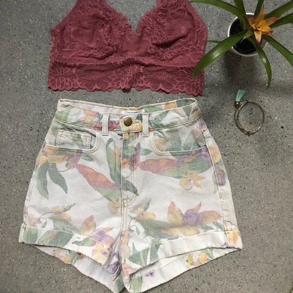 American Apparel Pants - AA • High-Waisted Shorts