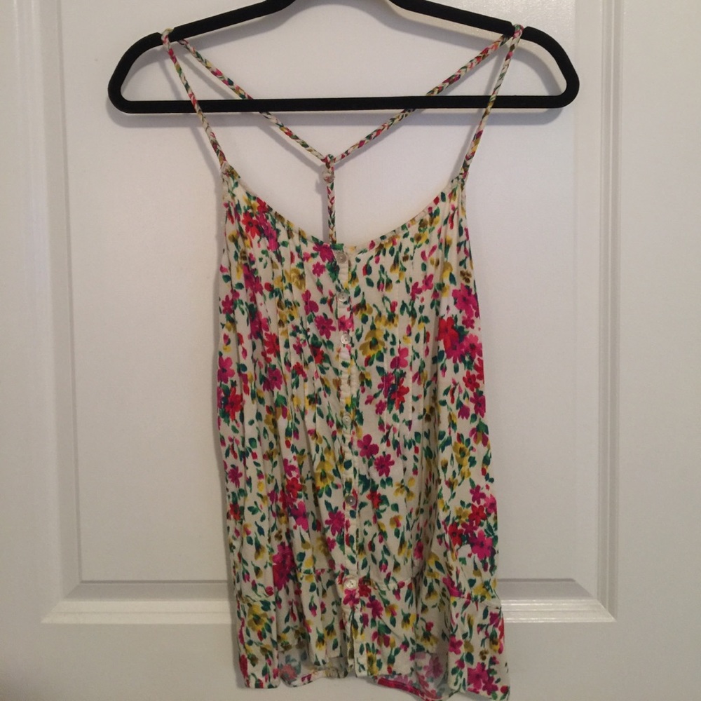Floral tank top