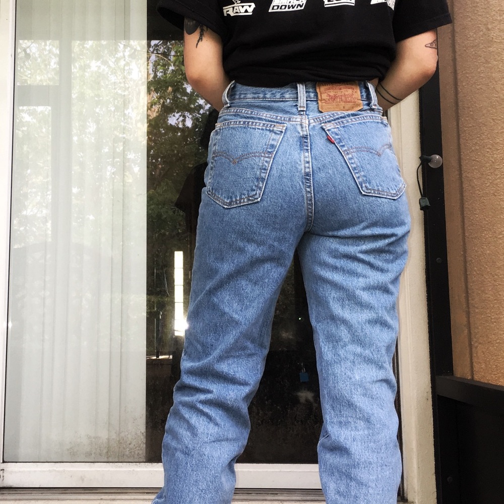 vintage high-waisted Levi's