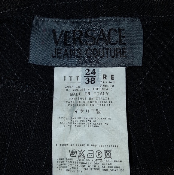 VERSACE JEANS COUTURE Differing Pinstripes! 0-4 - Picture 6 of 8