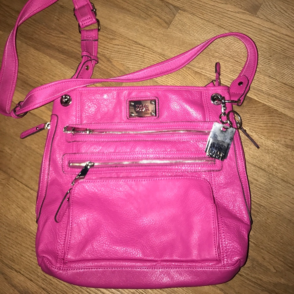 Hot Pink large Crossbody bag