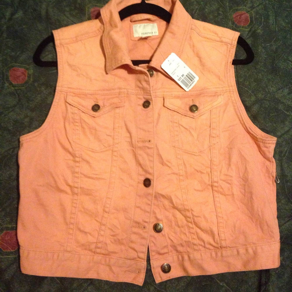 Forever 21 - Peach Casual Vest