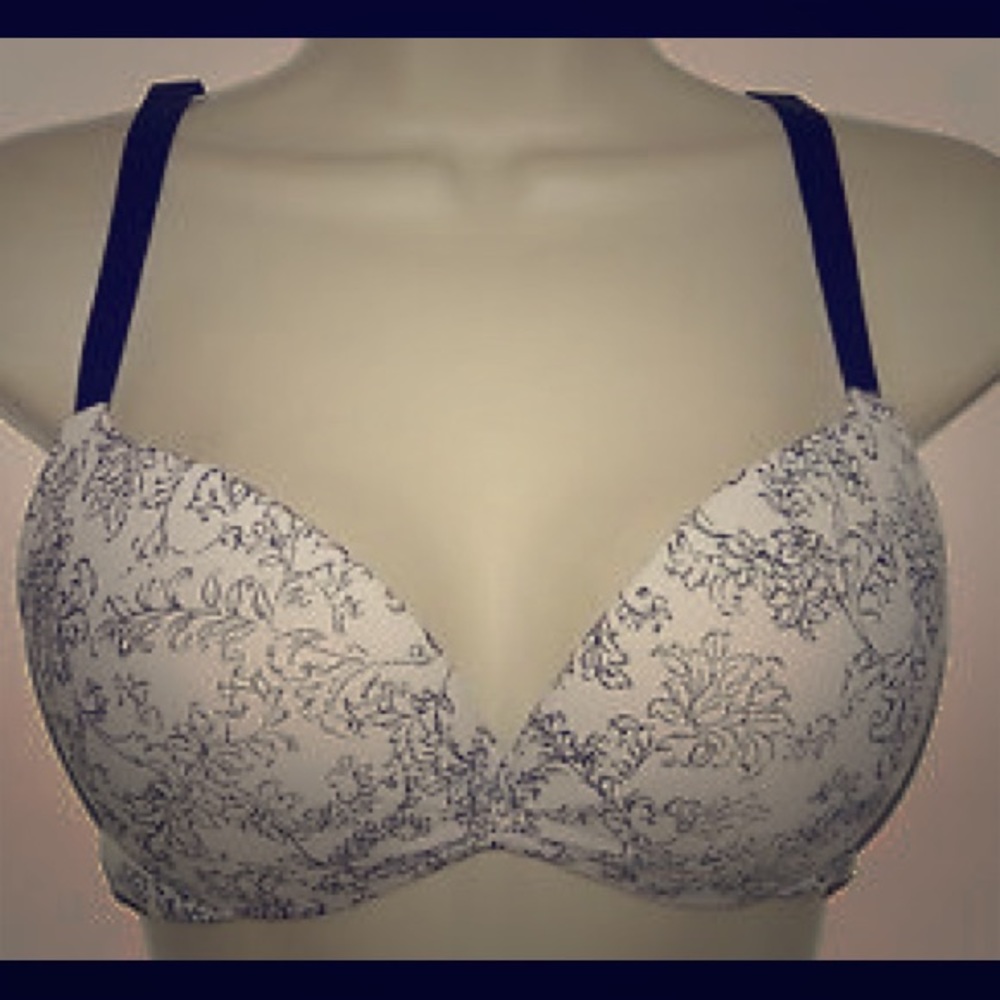 Cacique sateen push up plunge bra 40d