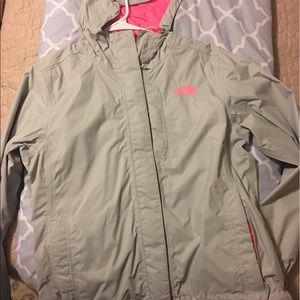 Women's Northface rain coat
