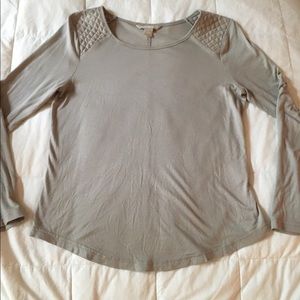 Banana republic tan shirt