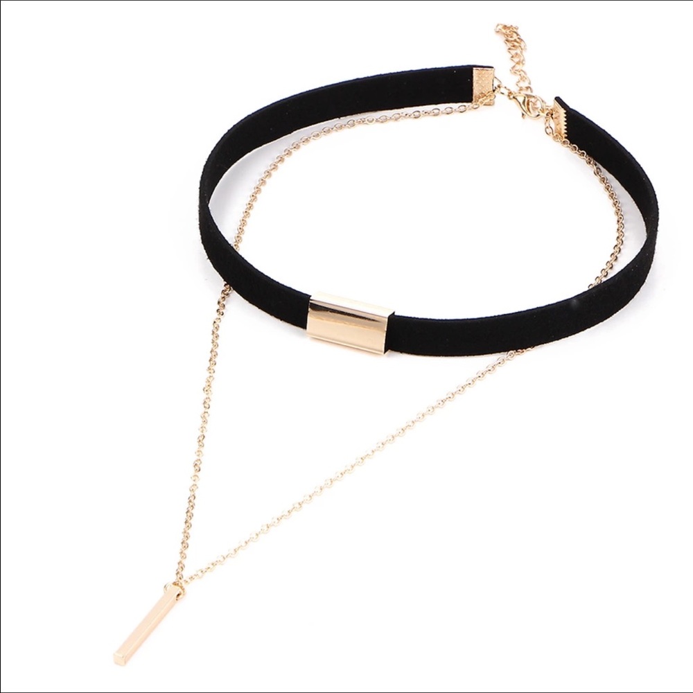 Gold Boho Choker - Picture 2 of 2