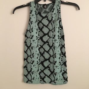 Wolford snakeskin print tank