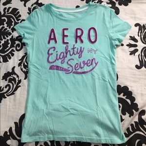 Aéropostale T-Shirt - turquoise