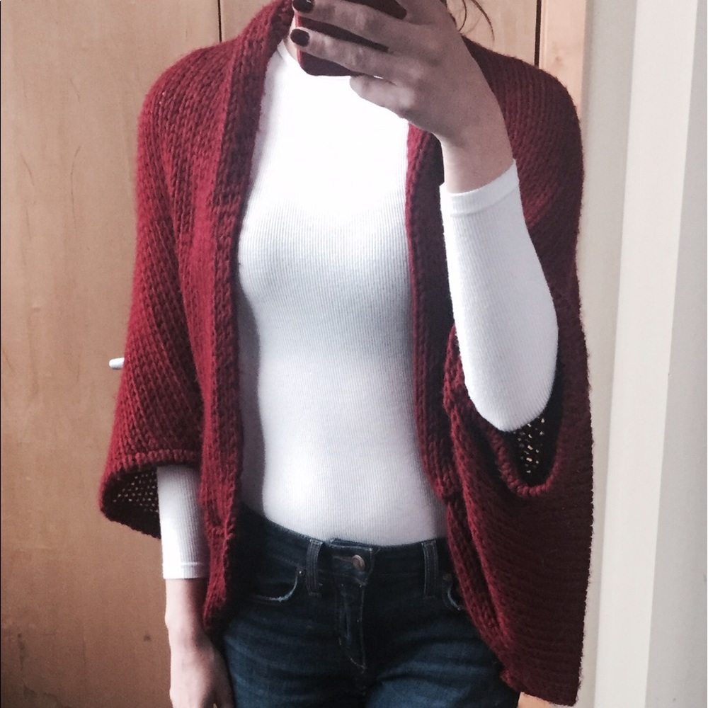 Knit cardigan