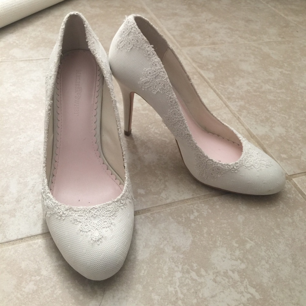 Melissa Sweet Bridal Heels Size 8.5