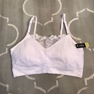 Coobie Lace Bra with Removable Cups and Straps