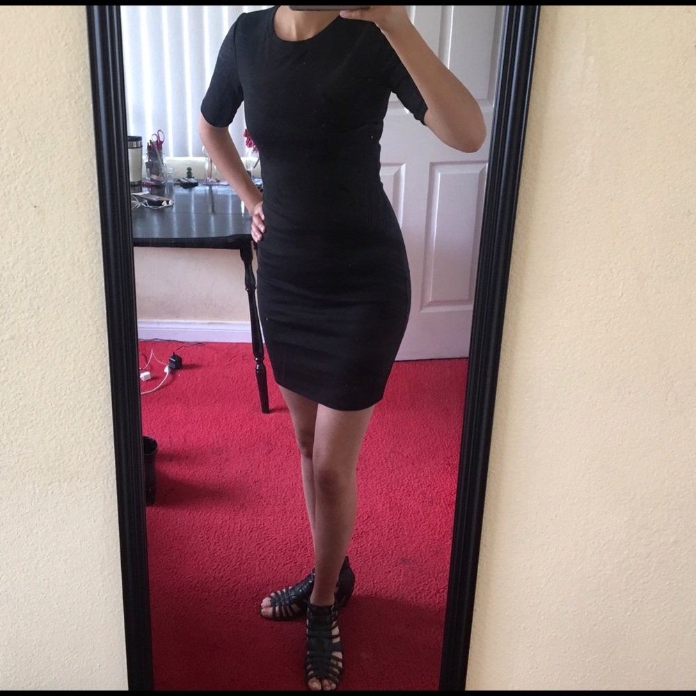 Black Body-Con Dress