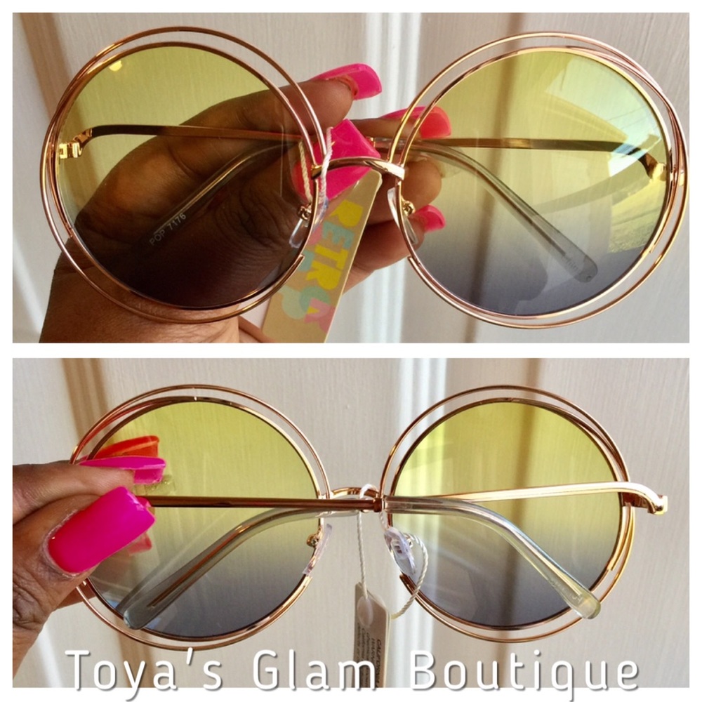 👓COLOR MIRROR CIRCULAR FASHION SUNGLASSES👓