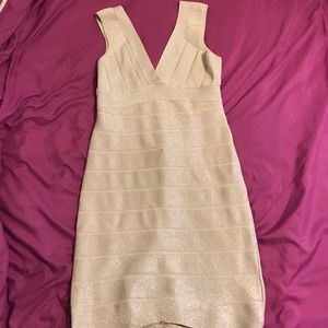 Gold guess dress