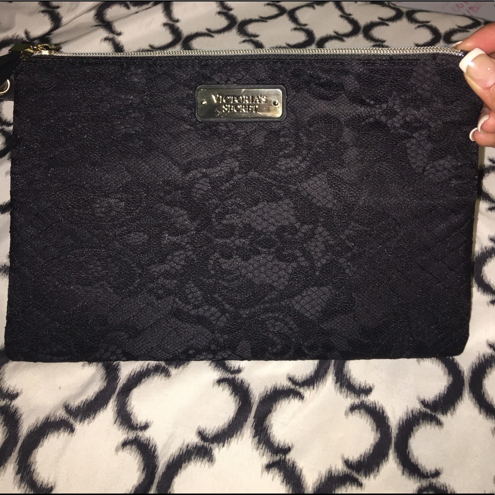 Black Lace Beauty Pouch