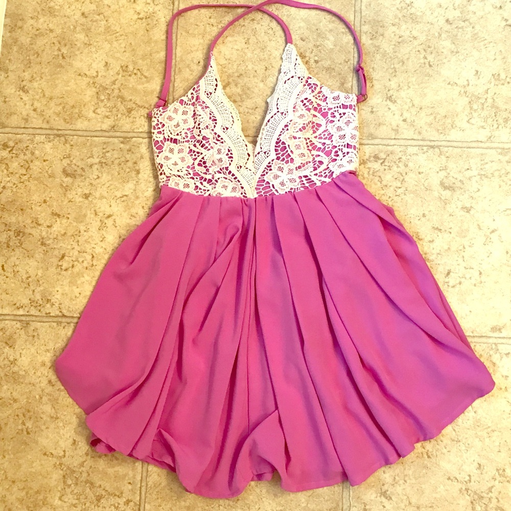 NWOT bright lilac purple dress. Size small