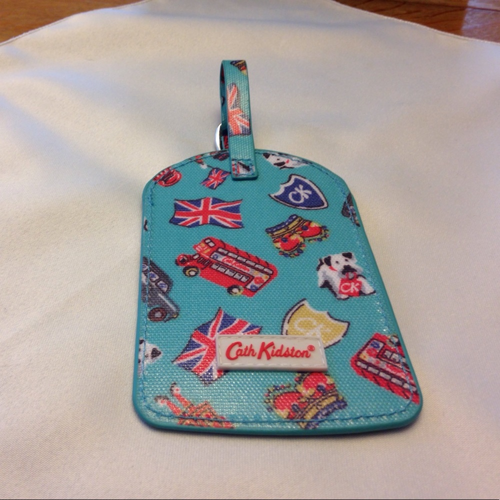 Cath Kidston Luggage Tag.  Bright Teal