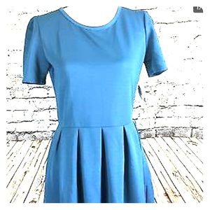 Lularoe Solid Teal Amelia Dress