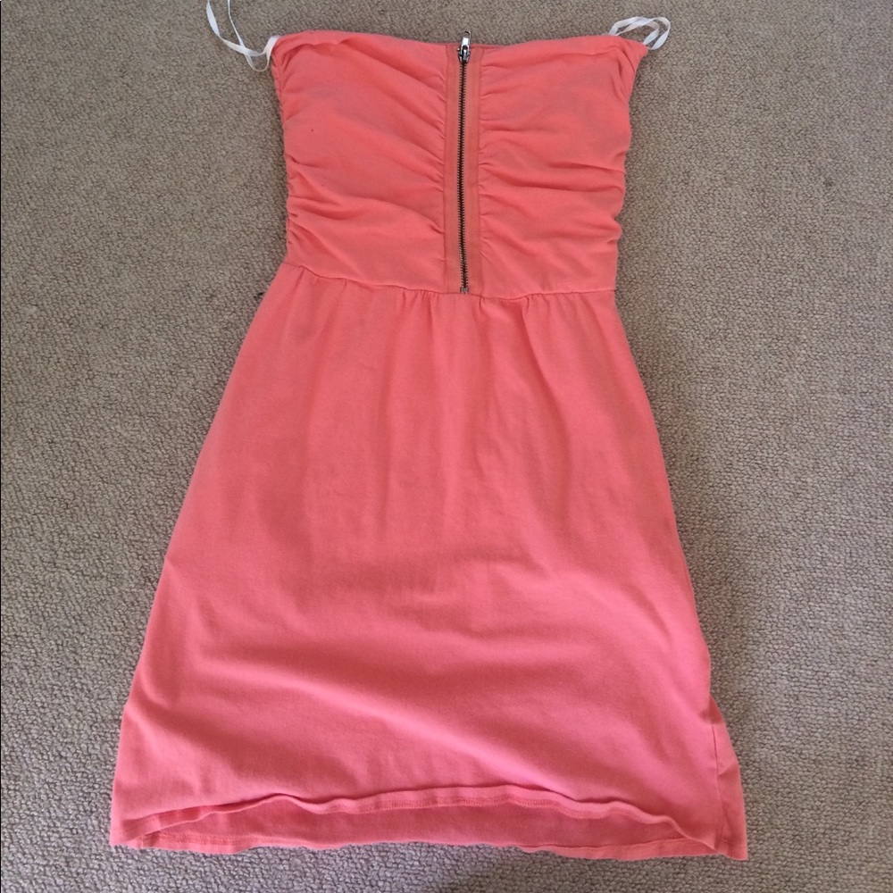 Pink Strapless Dress
