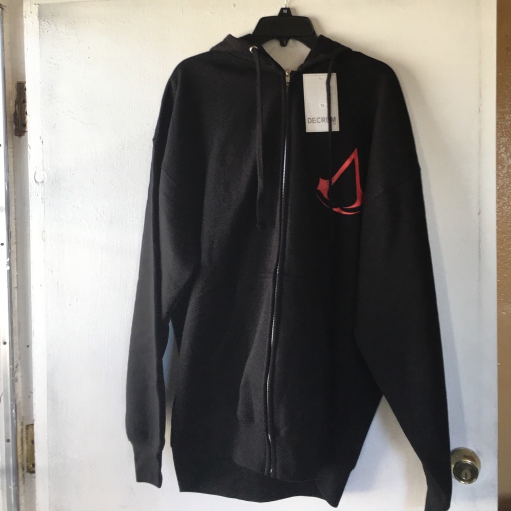 Assassins Creed logo zip up sweater