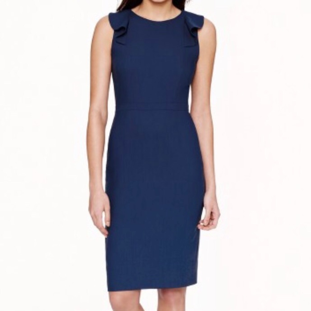 J. Crew flutter crepe dress