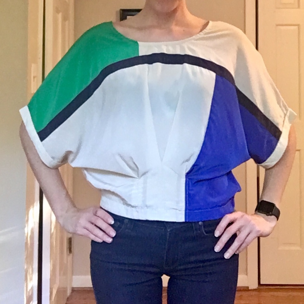 Color block Dolman Top