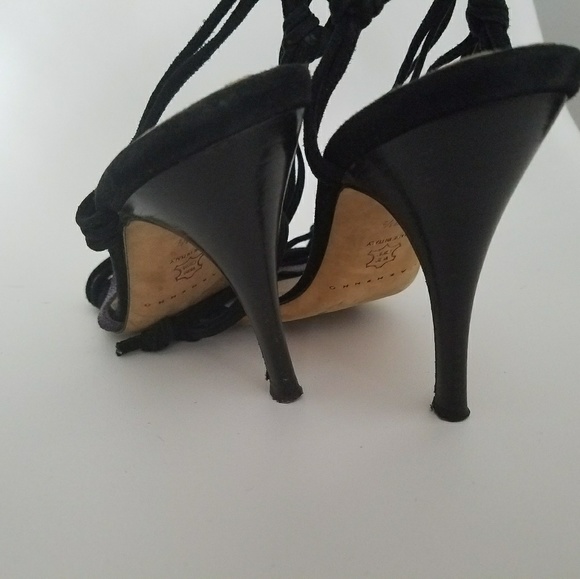 Carmen Ho tie-up heels - Picture 3 of 3