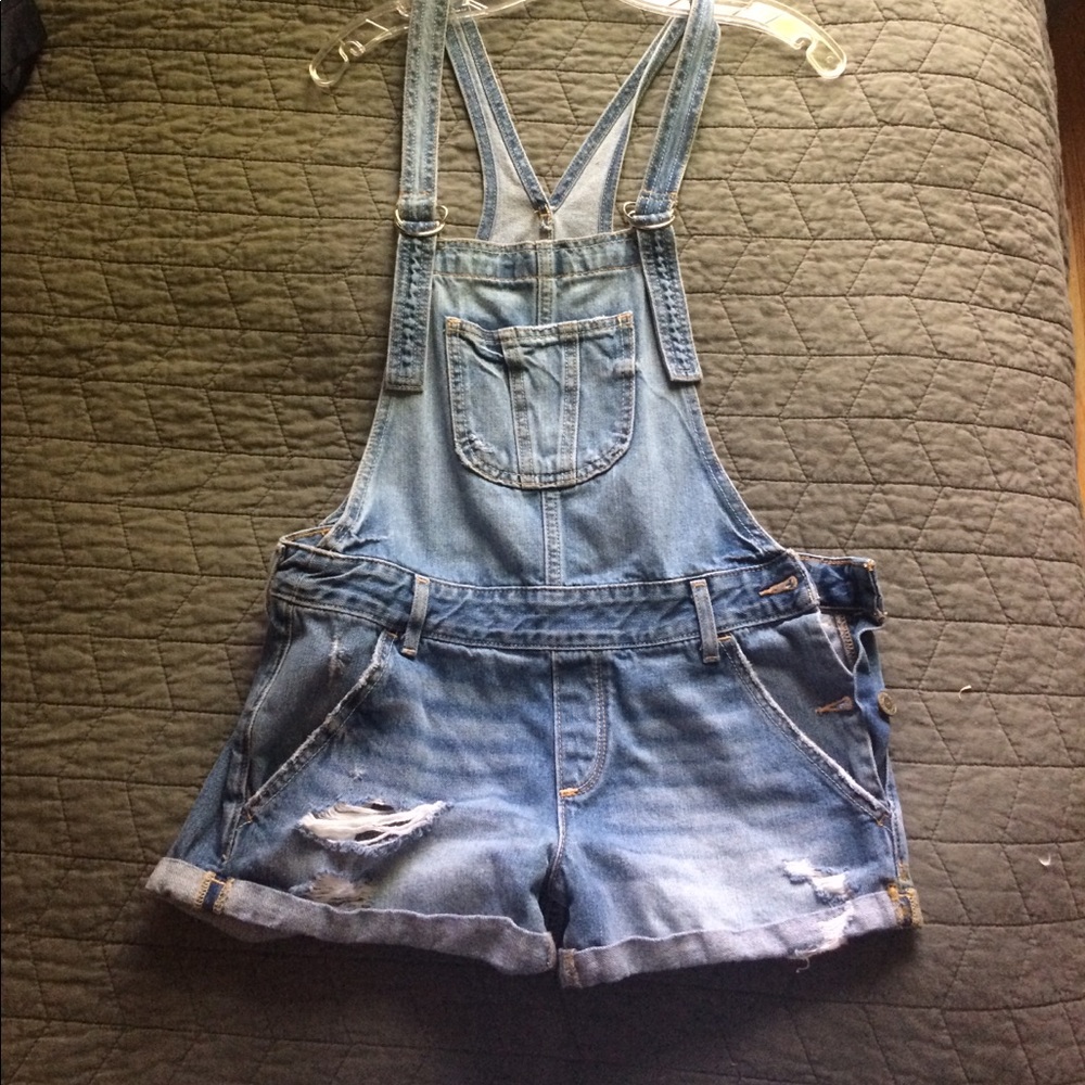Short Jean Overalls