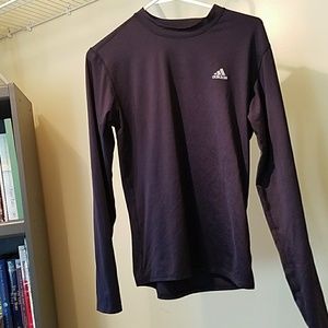 Black Adidas long sleeve sports shirt