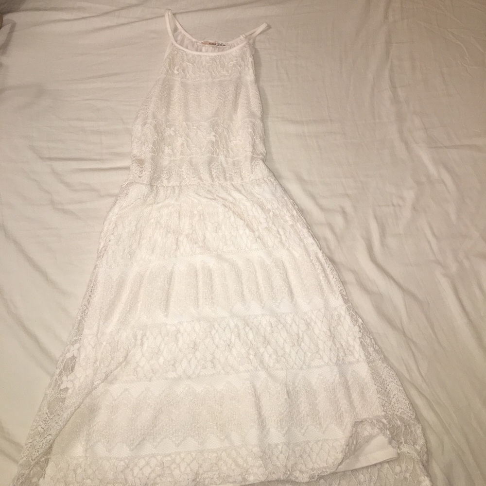 Cream dress that I bought from kohl's