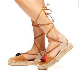 Brand New Soludos Platoform Gladiator Sandals