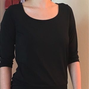 White House black market black 3/4 sleeve stretch