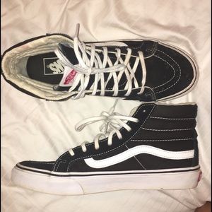 Black high top vans
