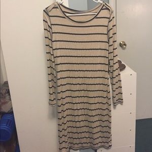Long T-Shirt Striped Dress