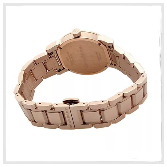 🛑SALE🛑Burberry 34mm Rose Gold-Plated City Watch - Picture 3 of 8