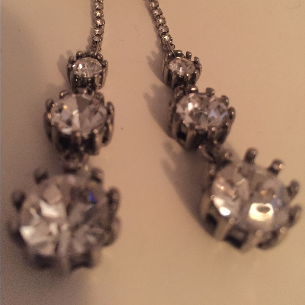Givenchy Drop Silver Earrings! - image 2