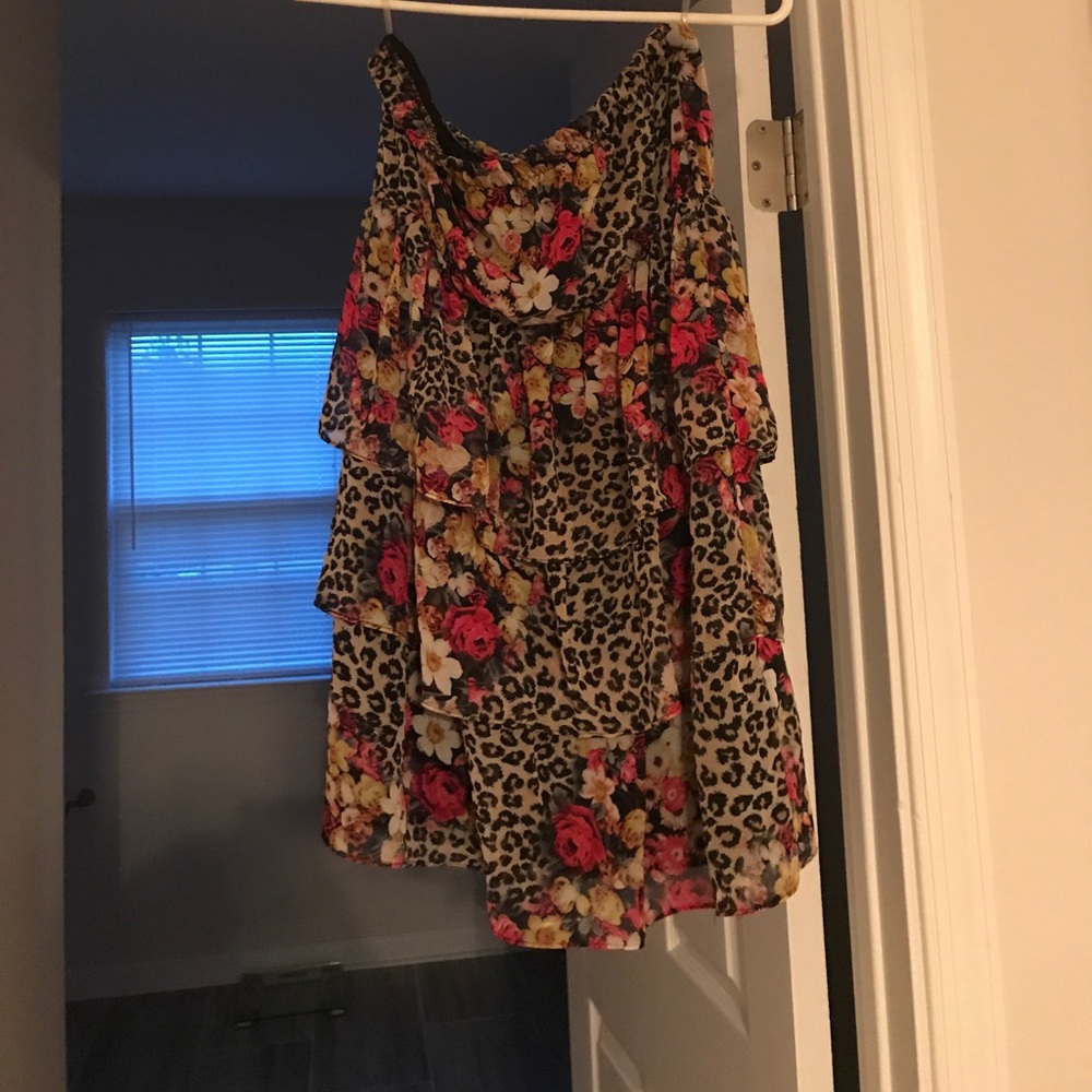 Strapless dress