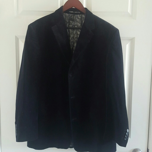 Men Faux Suede Blazer - Picture 2 of 7