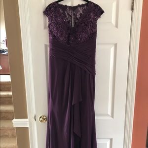 Plum Mother of the Bride dress