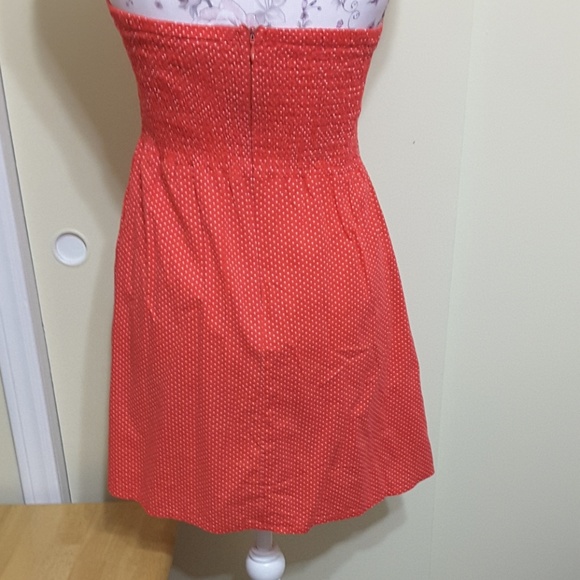 LRG RUE 21 RED STRAPLESS KNEE LENGTH SUMMER DRESS - Picture 5 of 8