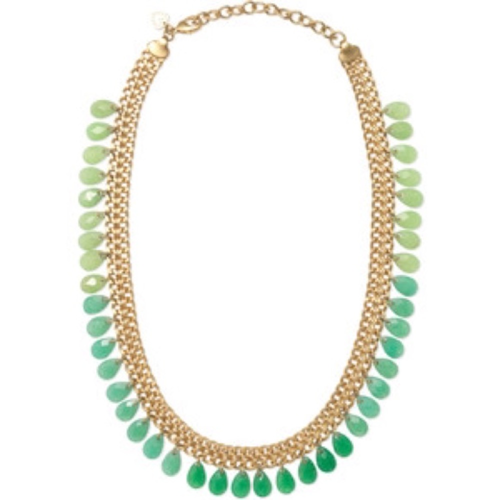 Stella & Dot Contessa Jade Necklace