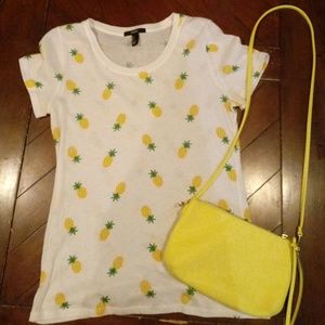 Pineapple top from Forever 21 Size Small