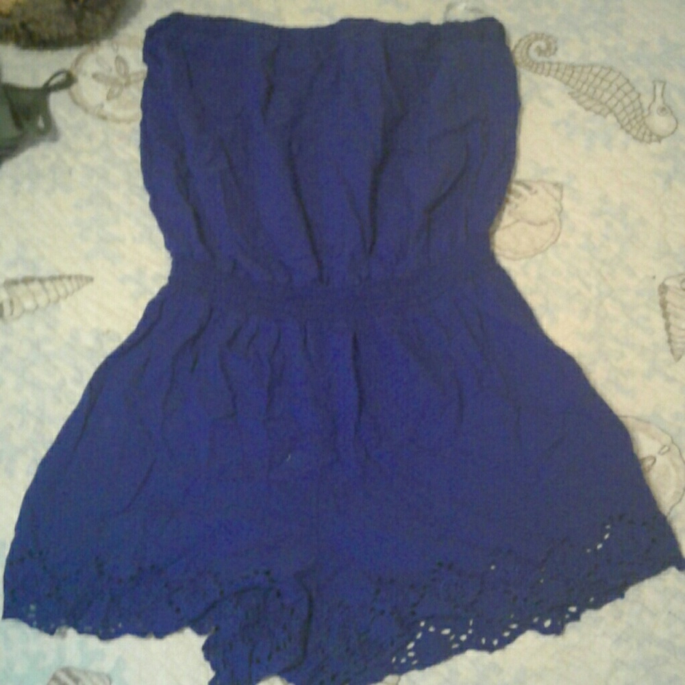 Blue romper
