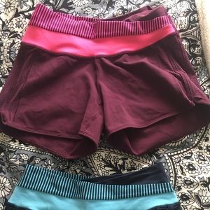 LULULEMON shorts size 4- two cute pairs