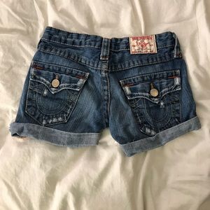 True Religion home made shorts