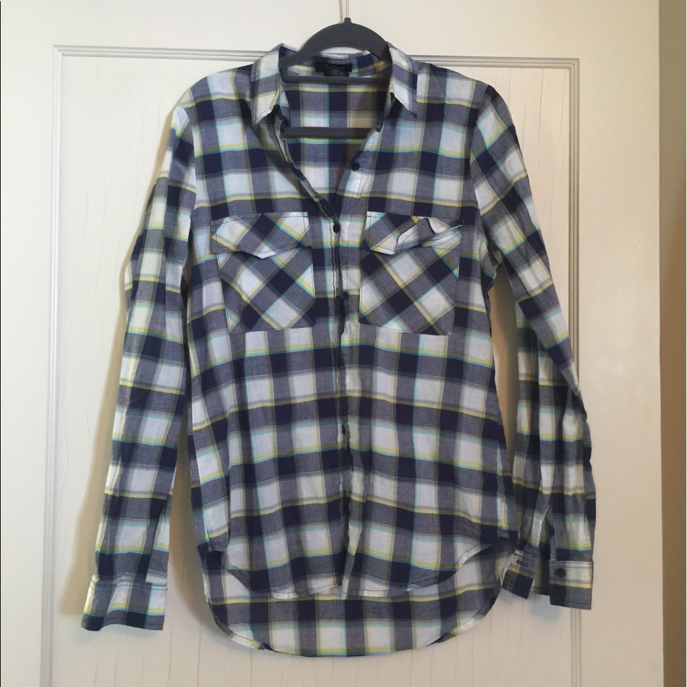 Plaid button up