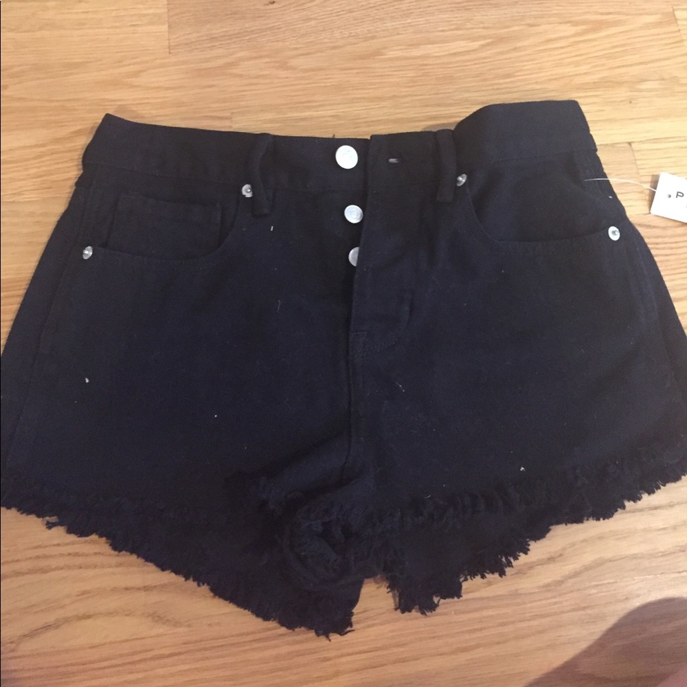 brandy melville NWT black high waisted shorts